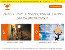 Tablet Screenshot of joanofarcelectric.com